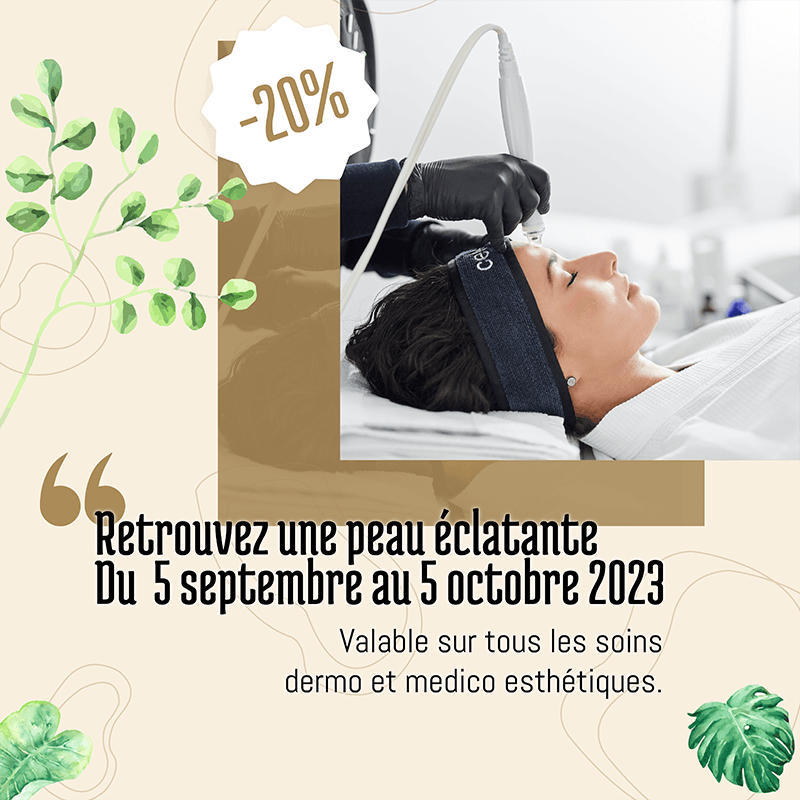 20% soins medico et dermo esthétique