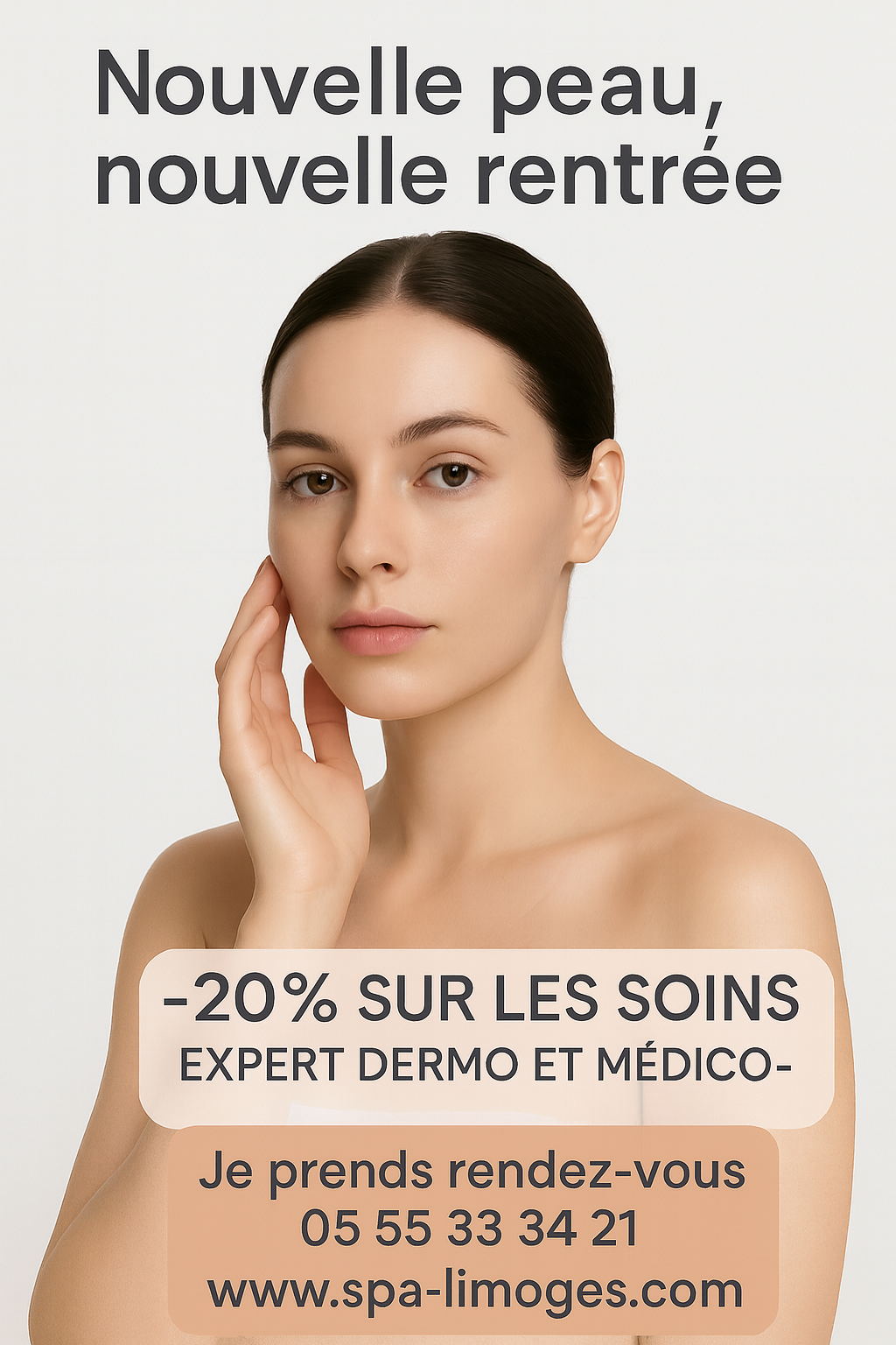 Nouvelle rentrée nouvelle peau femme limoges Soin visage anti imperfections Limoges