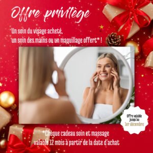 offrir un soin visage expert pour noël Limoges