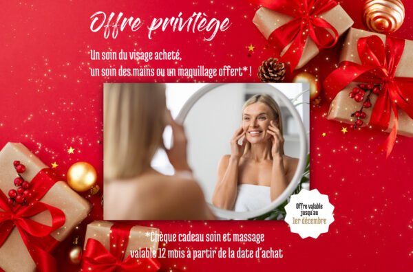 offrir un soin visage expert pour noël Limoges