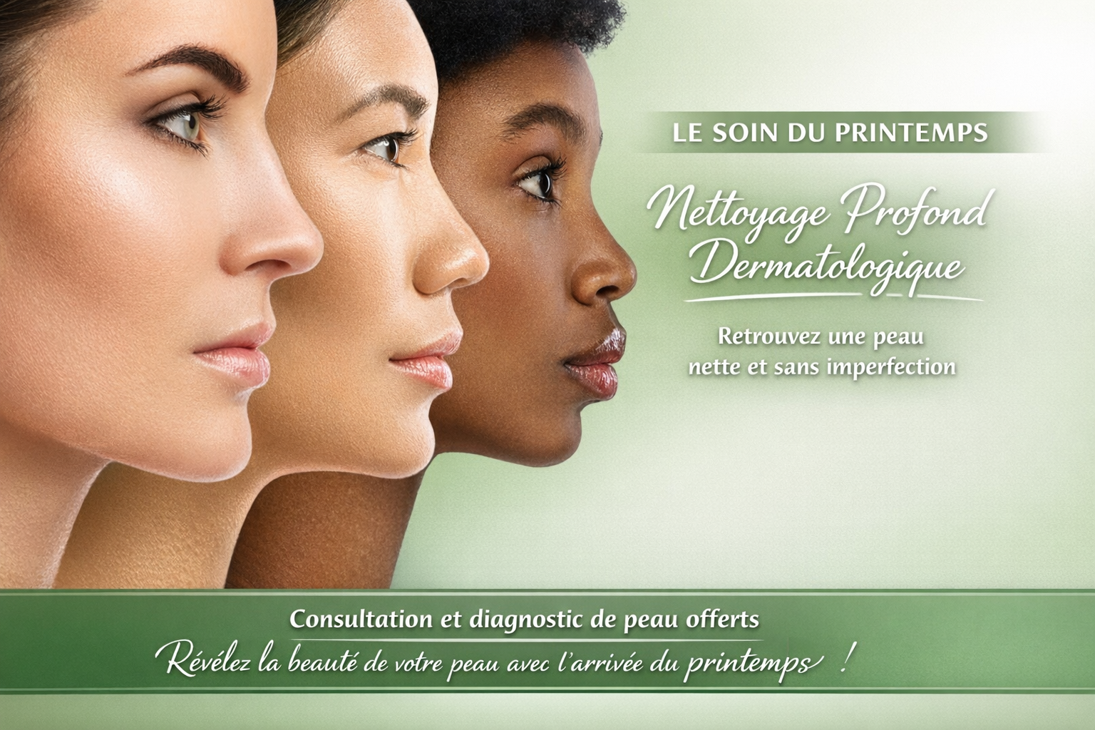 Nettoyage dermatologique profond de la peau – soin du printemps pour retrouver une peau nette, lumineuse et sans imperfection à Limoges
